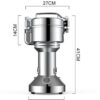 Mini Moulin Électrique Multifonction en Acier Inoxydable